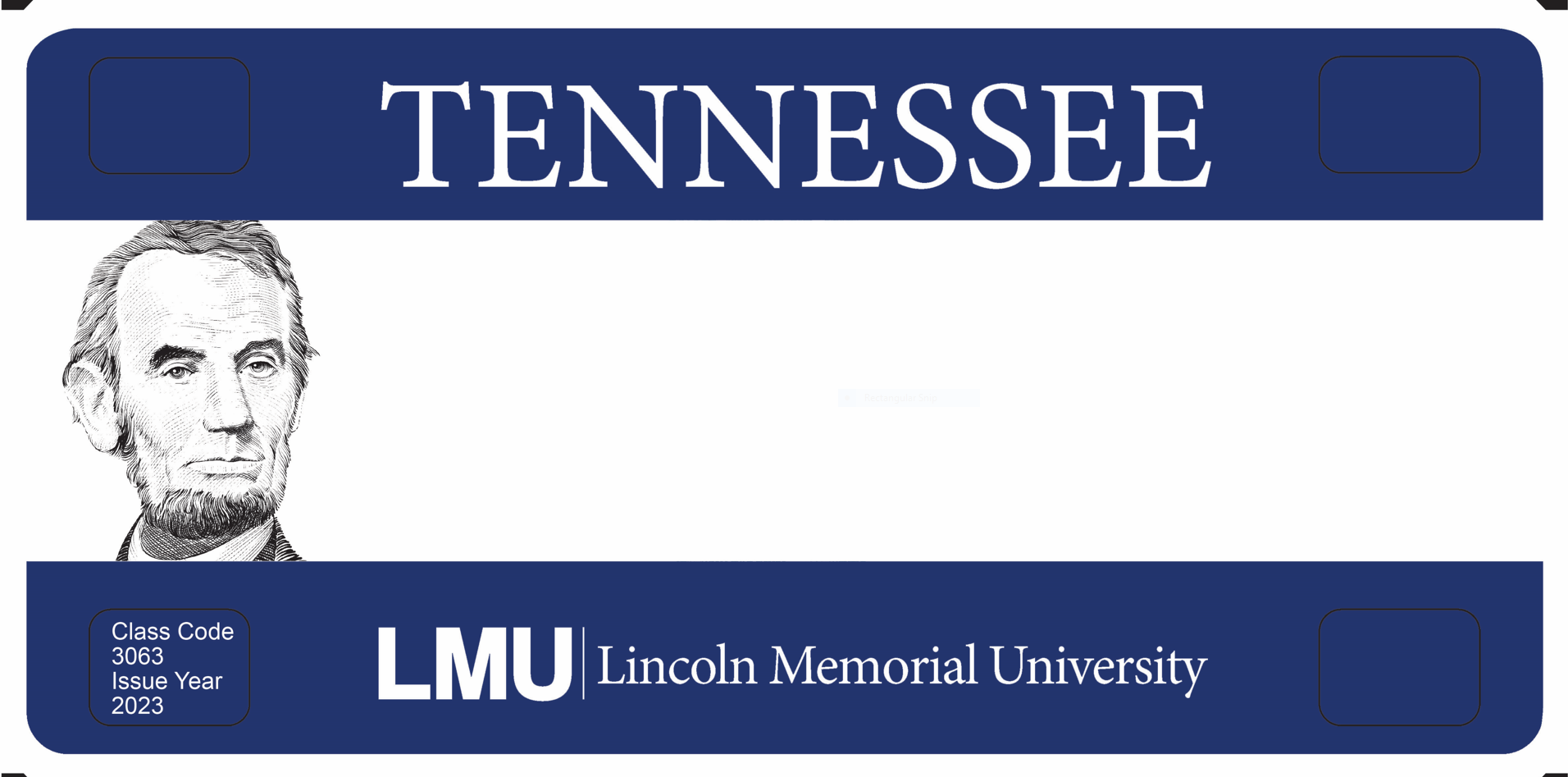 Lincoln Memorial University Collegiate Plate Vehicle Services